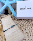 Bracelet bleu turquoise DORIANE - 𝐌𝐚𝐫𝐢𝐧𝐚𝟒𝟒𝐟𝐚𝐦𝐢𝐥𝐲