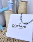 Bracelet bleu turquoise DORIANE - 𝐌𝐚𝐫𝐢𝐧𝐚𝟒𝟒𝐟𝐚𝐦𝐢𝐥𝐲