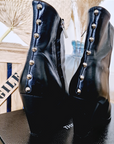 Bottines cuir studs THE KOOPLES - 𝐌𝐚𝐫𝐢𝐧𝐚𝟒𝟒𝐟𝐚𝐦𝐢𝐥𝐲