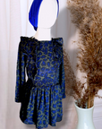 Robe fille léopard kakie & bleue ZADIG & VOLTAIRE - 𝐌𝐚𝐫𝐢𝐧𝐚𝟒𝟒𝐟𝐚𝐦𝐢𝐥𝐲