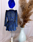 Robe fille léopard kakie & bleue ZADIG & VOLTAIRE - 𝐌𝐚𝐫𝐢𝐧𝐚𝟒𝟒𝐟𝐚𝐦𝐢𝐥𝐲