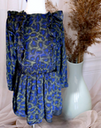 Robe fille léopard kakie & bleue ZADIG & VOLTAIRE - 𝐌𝐚𝐫𝐢𝐧𝐚𝟒𝟒𝐟𝐚𝐦𝐢𝐥𝐲