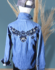Chemise garçon denim aigle ZADIG & VOLTAIRE - 𝐌𝐚𝐫𝐢𝐧𝐚𝟒𝟒𝐟𝐚𝐦𝐢𝐥𝐲