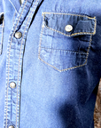 Chemise garçon denim IKKS - 𝐌𝐚𝐫𝐢𝐧𝐚𝟒𝟒𝐟𝐚𝐦𝐢𝐥𝐲