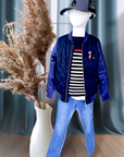 Bombers garçon bleu marine IKKS - 𝐌𝐚𝐫𝐢𝐧𝐚𝟒𝟒𝐟𝐚𝐦𝐢𝐥𝐲