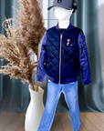 Bombers garçon bleu marine IKKS - 𝐌𝐚𝐫𝐢𝐧𝐚𝟒𝟒𝐟𝐚𝐦𝐢𝐥𝐲