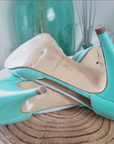 Escarpins vert menthe PATRICIA BLANCHET - 𝐌𝐚𝐫𝐢𝐧𝐚𝟒𝟒𝐟𝐚𝐦𝐢𝐥𝐲