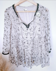 Blouse éthnique verte STELLA FOREST - 𝐌𝐚𝐫𝐢𝐧𝐚𝟒𝟒𝐟𝐚𝐦𝐢𝐥𝐲