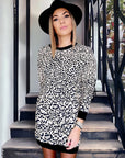 Robe sweat grrr léopard JUST CAVALLI - 𝐌𝐚𝐫𝐢𝐧𝐚𝟒𝟒𝐟𝐚𝐦𝐢𝐥𝐲