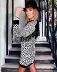 Robe sweat grrr léopard JUST CAVALLI - 𝐌𝐚𝐫𝐢𝐧𝐚𝟒𝟒𝐟𝐚𝐦𝐢𝐥𝐲