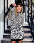 Robe sweat grrr léopard JUST CAVALLI - 𝐌𝐚𝐫𝐢𝐧𝐚𝟒𝟒𝐟𝐚𝐦𝐢𝐥𝐲
