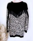 Robe sweat grrr léopard JUST CAVALLI - 𝐌𝐚𝐫𝐢𝐧𝐚𝟒𝟒𝐟𝐚𝐦𝐢𝐥𝐲