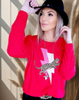 Pull eclair red OUI - 𝐌𝐚𝐫𝐢𝐧𝐚𝟒𝟒𝐟𝐚𝐦𝐢𝐥𝐲