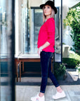 Pull eclair red OUI - 𝐌𝐚𝐫𝐢𝐧𝐚𝟒𝟒𝐟𝐚𝐦𝐢𝐥𝐲