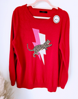 Pull eclair red OUI - 𝐌𝐚𝐫𝐢𝐧𝐚𝟒𝟒𝐟𝐚𝐦𝐢𝐥𝐲
