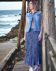 Veste denim Girls sans manche - 𝐌𝐚𝐫𝐢𝐧𝐚𝟒𝟒𝐟𝐚𝐦𝐢𝐥𝐲