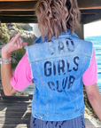 Veste denim Girls sans manche - 𝐌𝐚𝐫𝐢𝐧𝐚𝟒𝟒𝐟𝐚𝐦𝐢𝐥𝐲
