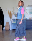 Veste denim Girls sans manche - 𝐌𝐚𝐫𝐢𝐧𝐚𝟒𝟒𝐟𝐚𝐦𝐢𝐥𝐲