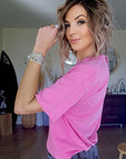 T-shirt rose Miami - 𝐌𝐚𝐫𝐢𝐧𝐚𝟒𝟒𝐟𝐚𝐦𝐢𝐥𝐲