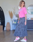 T-shirt rose Miami - 𝐌𝐚𝐫𝐢𝐧𝐚𝟒𝟒𝐟𝐚𝐦𝐢𝐥𝐲