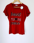 T-shirt cœur rouge - 𝐌𝐚𝐫𝐢𝐧𝐚𝟒𝟒𝐟𝐚𝐦𝐢𝐥𝐲