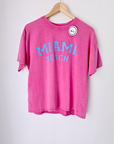 T-shirt rose Miami - 𝐌𝐚𝐫𝐢𝐧𝐚𝟒𝟒𝐟𝐚𝐦𝐢𝐥𝐲