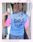 Veste denim Girls sans manche - 𝐌𝐚𝐫𝐢𝐧𝐚𝟒𝟒𝐟𝐚𝐦𝐢𝐥𝐲