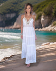 Robe bohème blanche - 𝐌𝐚𝐫𝐢𝐧𝐚𝟒𝟒𝐟𝐚𝐦𝐢𝐥𝐲