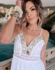 Robe bohème blanche - 𝐌𝐚𝐫𝐢𝐧𝐚𝟒𝟒𝐟𝐚𝐦𝐢𝐥𝐲