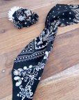 Ruban élastique bandana noir - 𝐌𝐚𝐫𝐢𝐧𝐚𝟒𝟒𝐟𝐚𝐦𝐢𝐥𝐲