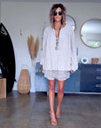 Ensemble gaze de coton beige - 𝐌𝐚𝐫𝐢𝐧𝐚𝟒𝟒𝐟𝐚𝐦𝐢𝐥𝐲