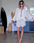 Ensemble gaze de coton beige - 𝐌𝐚𝐫𝐢𝐧𝐚𝟒𝟒𝐟𝐚𝐦𝐢𝐥𝐲