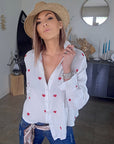 Chemise cœur en gaze de coton - 𝐌𝐚𝐫𝐢𝐧𝐚𝟒𝟒𝐟𝐚𝐦𝐢𝐥𝐲