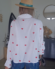 Chemise cœur en gaze de coton - 𝐌𝐚𝐫𝐢𝐧𝐚𝟒𝟒𝐟𝐚𝐦𝐢𝐥𝐲