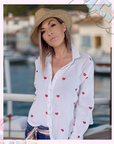 Chemise cœur en gaze de coton - 𝐌𝐚𝐫𝐢𝐧𝐚𝟒𝟒𝐟𝐚𝐦𝐢𝐥𝐲