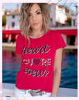 T-shirt cœur rouge - 𝐌𝐚𝐫𝐢𝐧𝐚𝟒𝟒𝐟𝐚𝐦𝐢𝐥𝐲