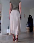 Jupe midi beige - 𝐌𝐚𝐫𝐢𝐧𝐚𝟒𝟒𝐟𝐚𝐦𝐢𝐥𝐲