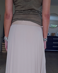 Jupe midi beige - 𝐌𝐚𝐫𝐢𝐧𝐚𝟒𝟒𝐟𝐚𝐦𝐢𝐥𝐲