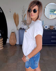Short denim bleu - 𝐌𝐚𝐫𝐢𝐧𝐚𝟒𝟒𝐟𝐚𝐦𝐢𝐥𝐲