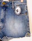 Short denim bleu - 𝐌𝐚𝐫𝐢𝐧𝐚𝟒𝟒𝐟𝐚𝐦𝐢𝐥𝐲