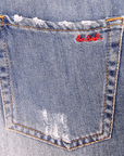 Short denim bleu - 𝐌𝐚𝐫𝐢𝐧𝐚𝟒𝟒𝐟𝐚𝐦𝐢𝐥𝐲
