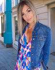 Veste cloutés en denim - 𝐌𝐚𝐫𝐢𝐧𝐚𝟒𝟒𝐟𝐚𝐦𝐢𝐥𝐲