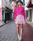 Pull cardigan fuchsia - 𝐌𝐚𝐫𝐢𝐧𝐚𝟒𝟒𝐟𝐚𝐦𝐢𝐥𝐲