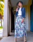 Jupe maxi flowers - 𝐌𝐚𝐫𝐢𝐧𝐚𝟒𝟒𝐟𝐚𝐦𝐢𝐥𝐲