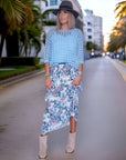 Jupe maxi flowers - 𝐌𝐚𝐫𝐢𝐧𝐚𝟒𝟒𝐟𝐚𝐦𝐢𝐥𝐲
