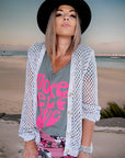 Tee-shirt à tag kaki - 𝐌𝐚𝐫𝐢𝐧𝐚𝟒𝟒𝐟𝐚𝐦𝐢𝐥𝐲