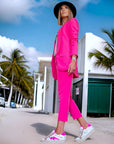 Pantalon chic fuchsia - 𝐌𝐚𝐫𝐢𝐧𝐚𝟒𝟒𝐟𝐚𝐦𝐢𝐥𝐲