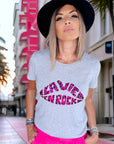Tee-shirt gris à tag - 𝐌𝐚𝐫𝐢𝐧𝐚𝟒𝟒𝐟𝐚𝐦𝐢𝐥𝐲