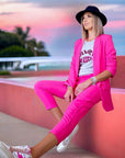 Pantalon chic fuchsia - 𝐌𝐚𝐫𝐢𝐧𝐚𝟒𝟒𝐟𝐚𝐦𝐢𝐥𝐲