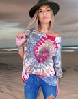Blouse lin tie and dye - 𝐌𝐚𝐫𝐢𝐧𝐚𝟒𝟒𝐟𝐚𝐦𝐢𝐥𝐲